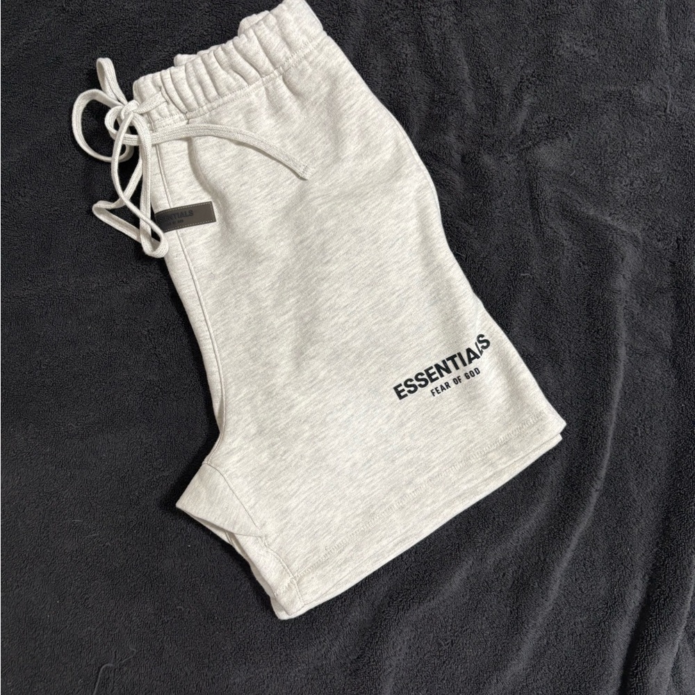 Fear of God Essentials Light Gray Athletic Shorts - Picture 7 of 7